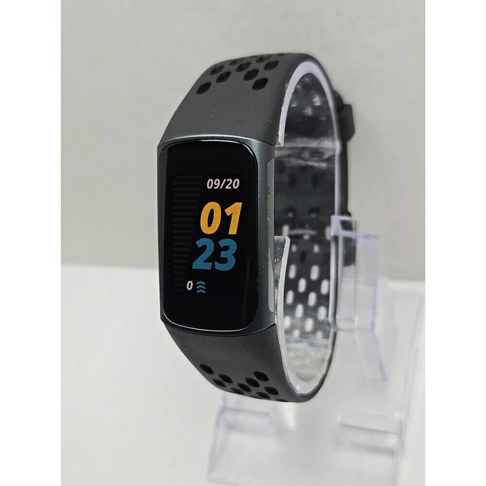 Fitbit Charge 5 Fitness Tracker GPS SpO2 Sleep Monitor Activity W/ Charger Watch